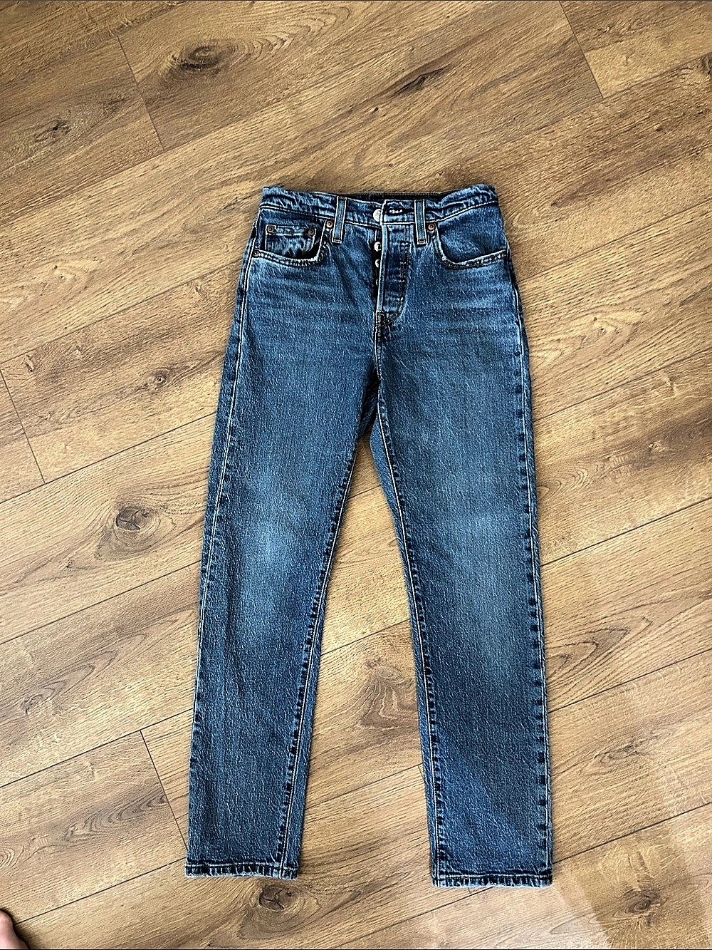 Levi's 501 Original Fit Jeans Straight Leg Blue Like New